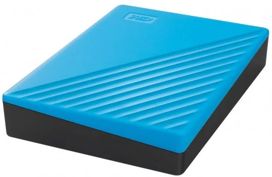 כונן קשיח חיצוני נייד Western Digital My Passport WDBPKJ0040BBL 4TB USB 3.2 - צבע כחול