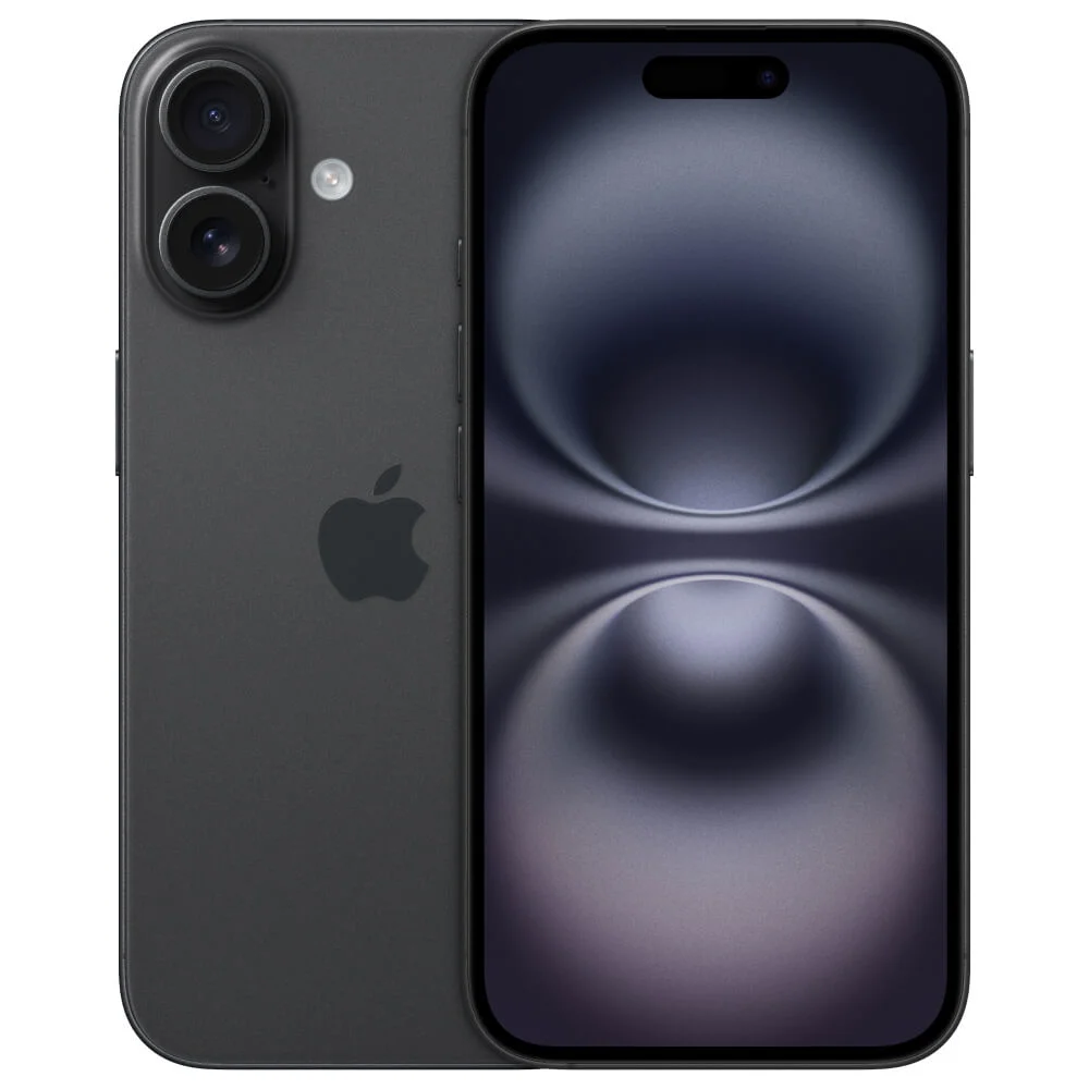 טלפון סלולרי 6.1" Apple אפל iPhone 16 128GB/8GB - Black יבואן רשמי