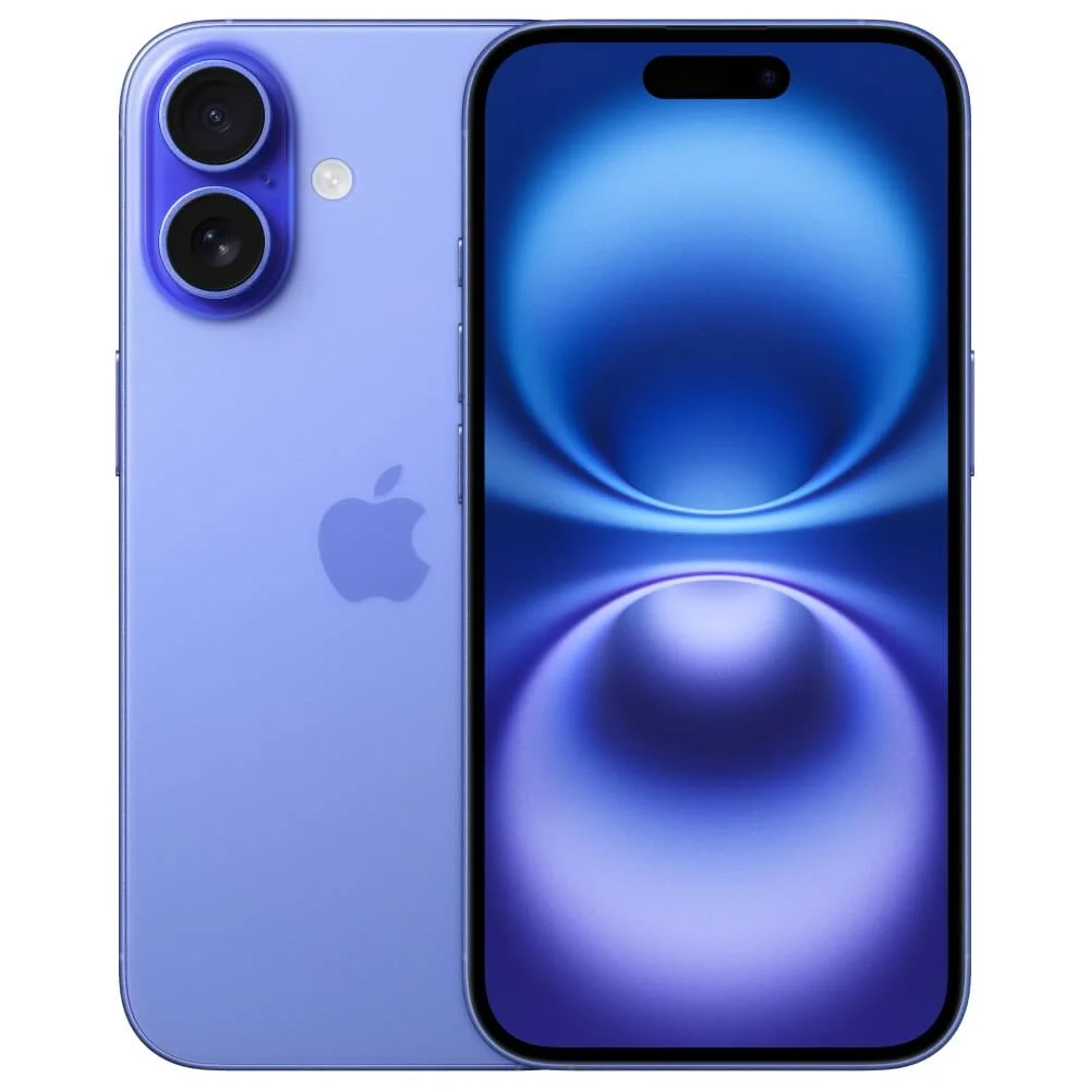 טלפון סלולרי 6.1" Apple אפל iPhone 16 128GB/8GB - Ultramarine יבואן רשמי