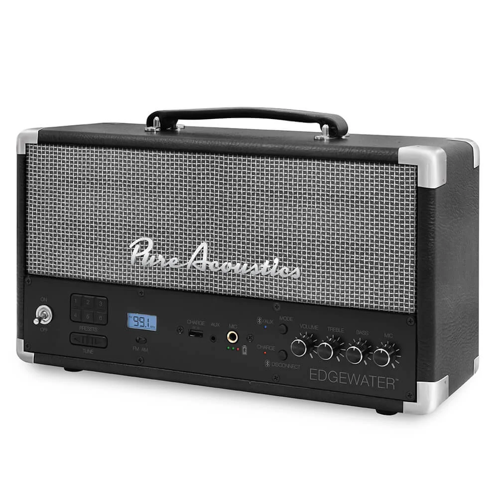 רמקול סטריאו בלוטות' נייד Pure Acoustics פיור אקוסטיקס EDGEWATER שחור
